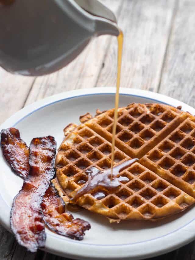 Waffles with Maple Brown Butter