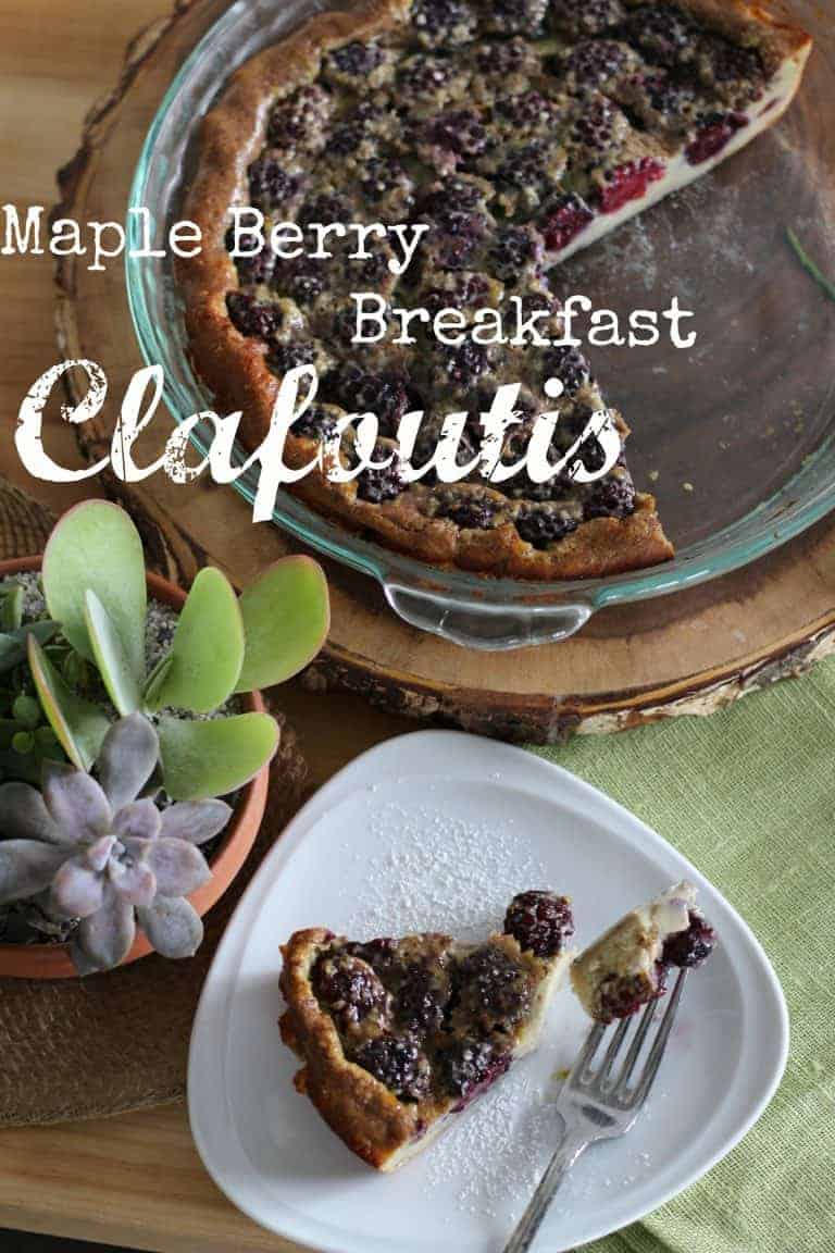 Maple Berry Breakfast Clafoutis