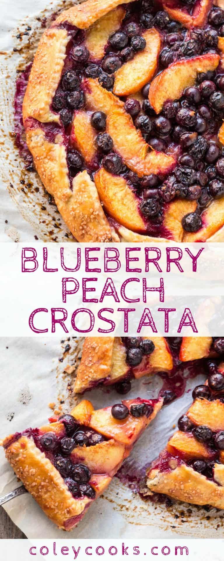Blueberry Peach Crostata - Coley Cooks
