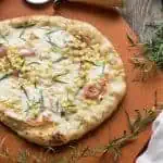 Grilled Pizza with Prosciutto + Corn