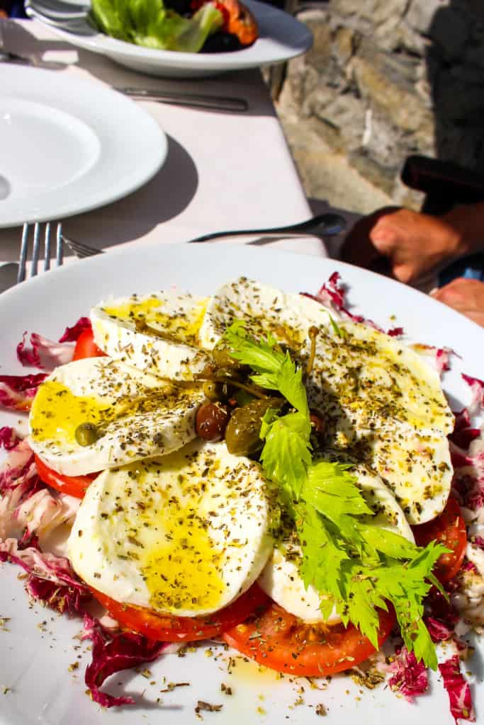 Caprese Salad in Vernazza, Cinque Terre, Italy