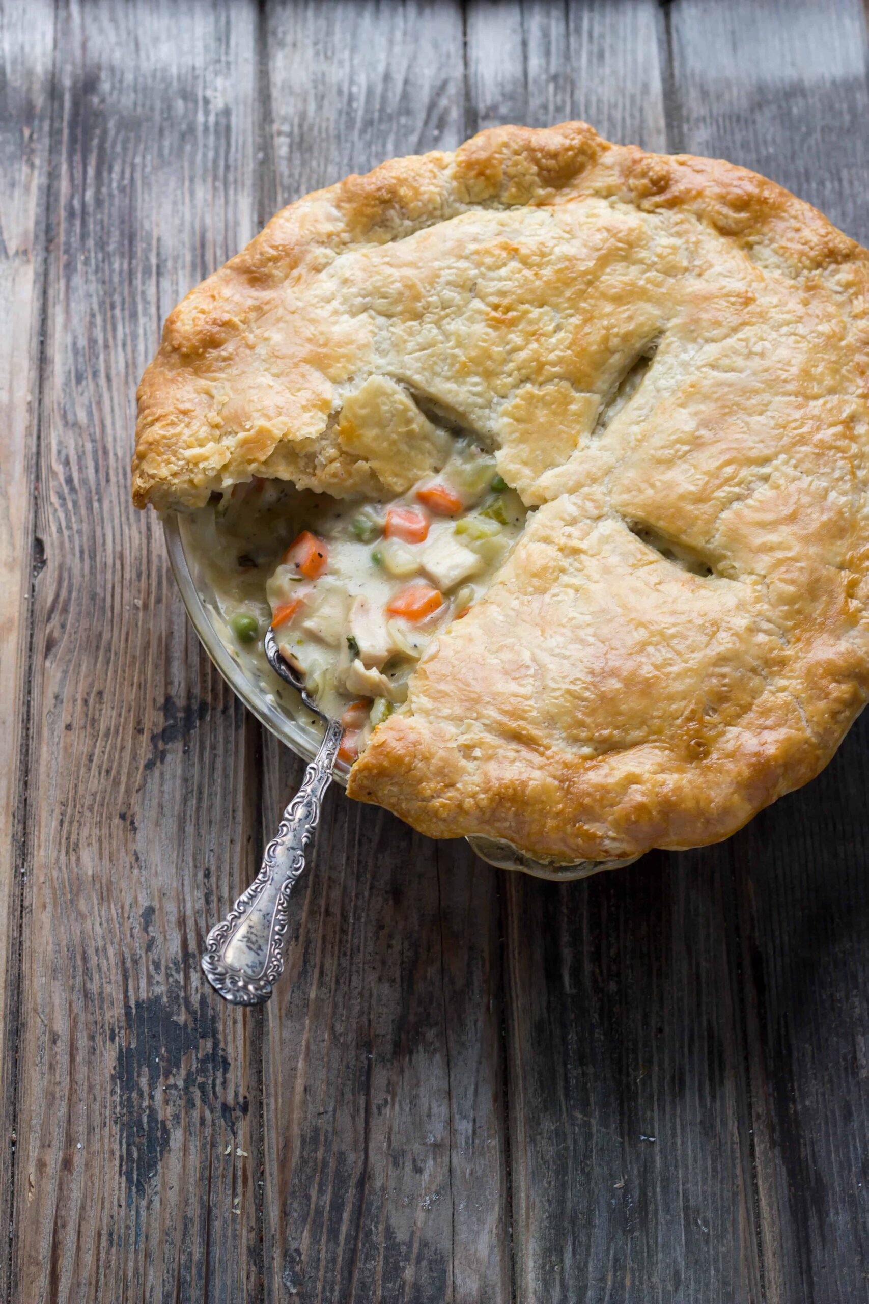 Homemade Chicken Pot Pie - Fifteen Spatulas