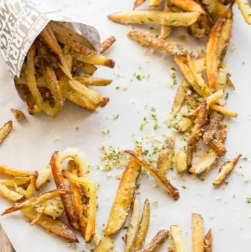 Oven Baked Parmesan Truffle Fries