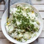 Cucumber Radish Salad with Yogurt (Video!)
