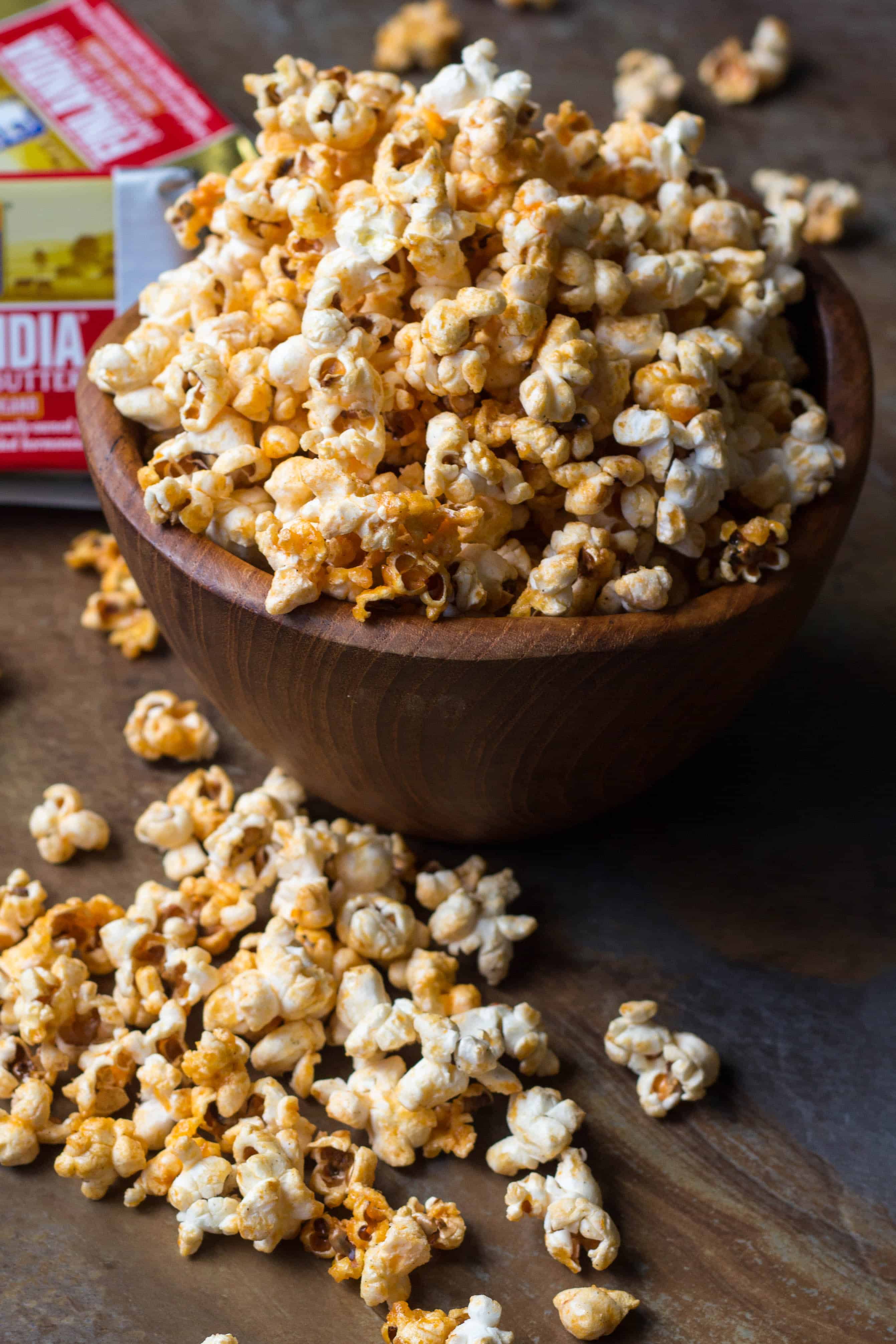 Buttery Buffalo Popcorn (Video!)