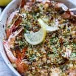 Quick, Easy, Delicious: Baked Shrimp Scampi {recipe + video) | ColeyCooks.com