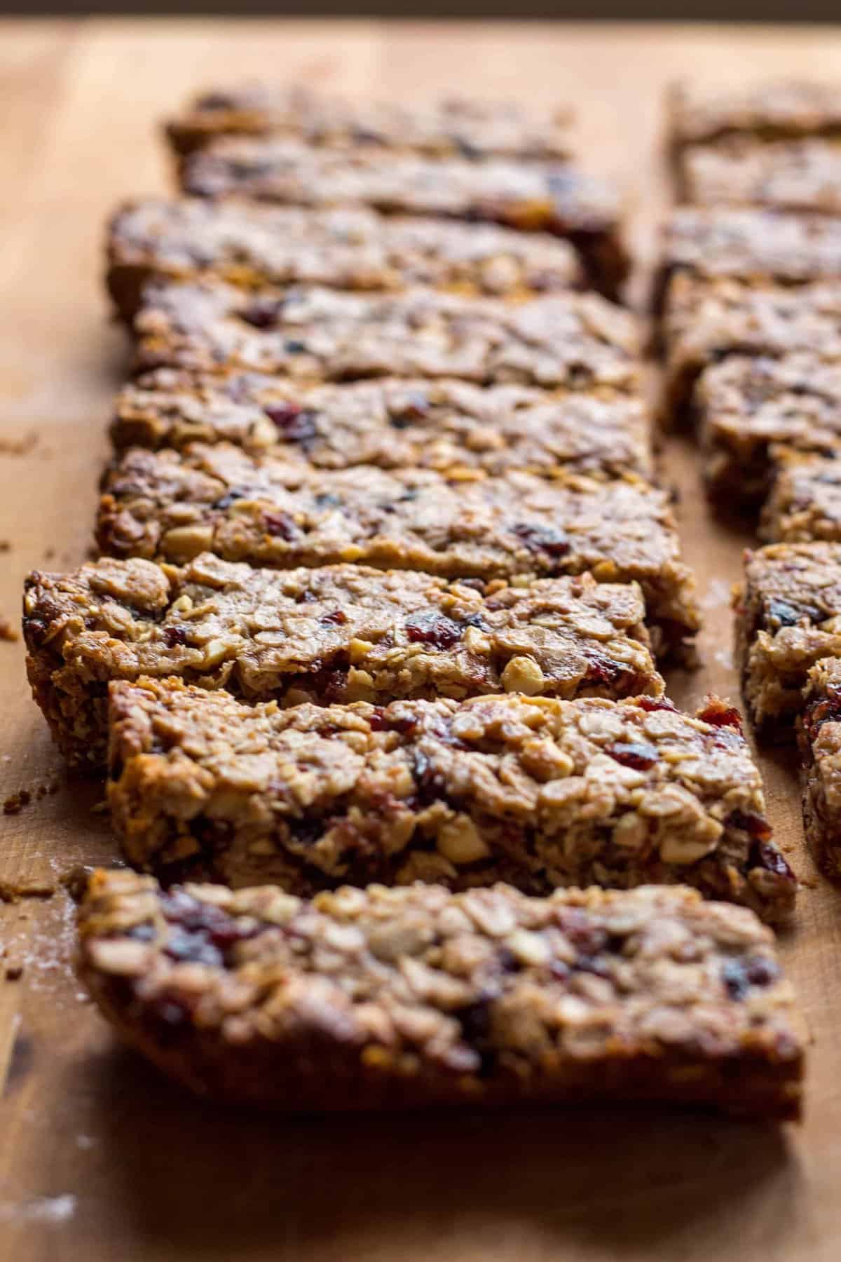 Peanut Butter and Jelly Granola Bars (Video!)