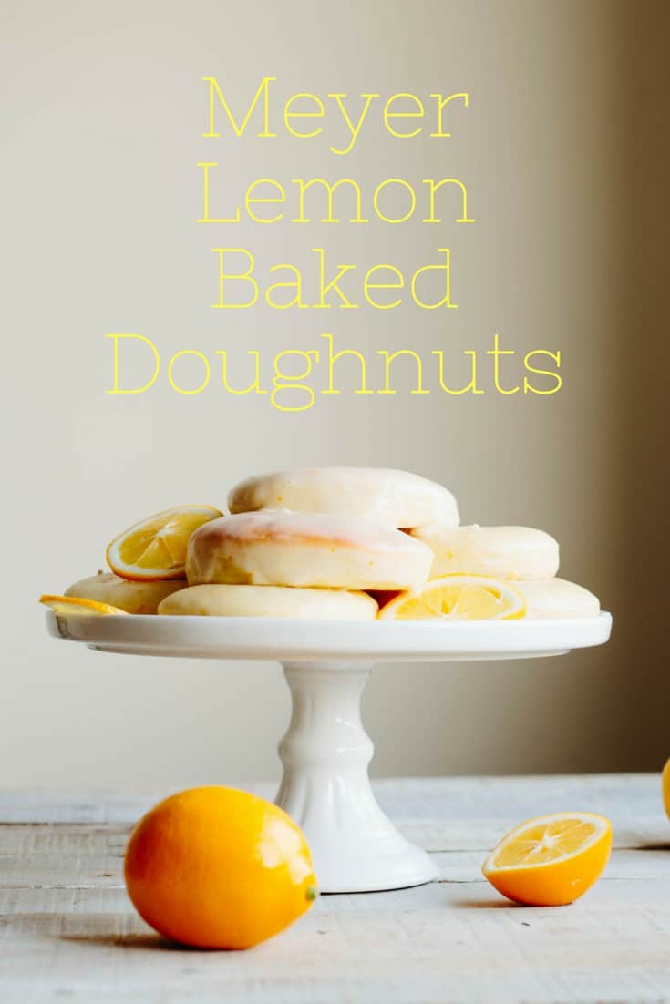 Meyer Lemon Baked Doughnuts: Yeast-Risen BAKED Doughnuts with a tangy Meyer Lemon Glaze | Coley Cooks!