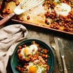 Baked Sweet Potato + Chorizo Hash with Eggs | ColeyCooks.com