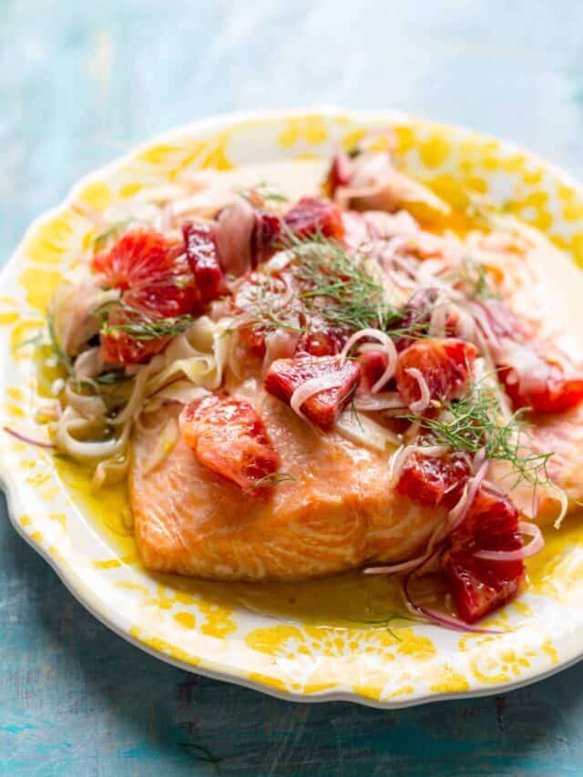 Slow Roasted Salmon with Orange and Fennel Story