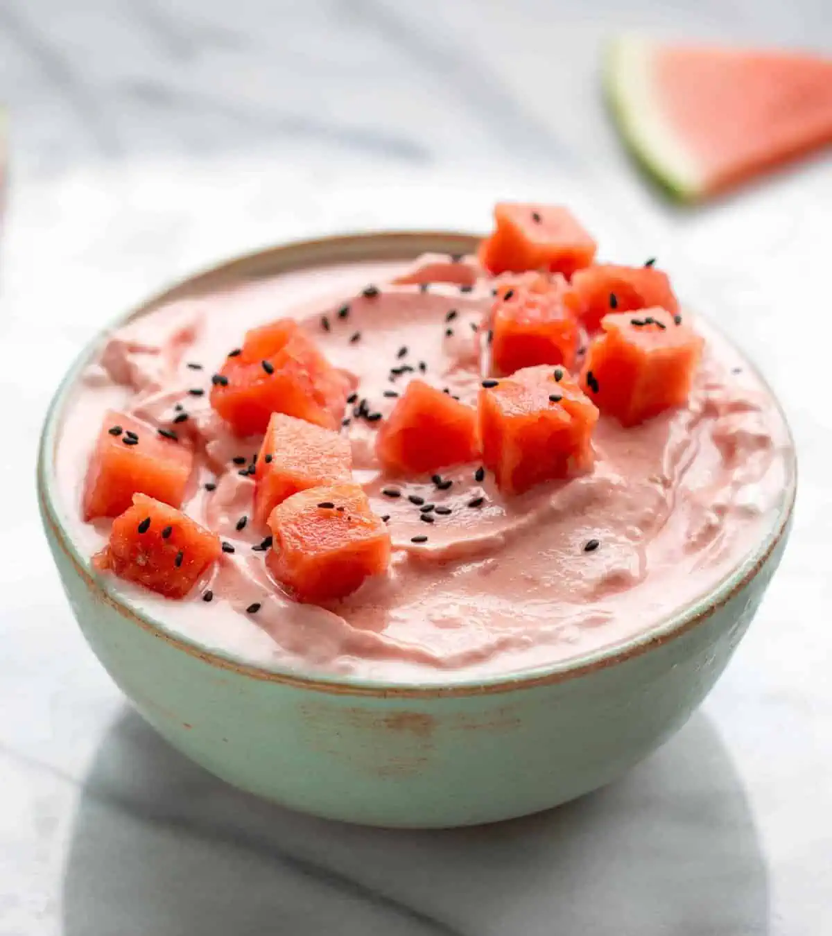 The Art of the Smoothie Bowl by Nicole Gaffney - Watermelon Creamsicle Smoothie Bowl
