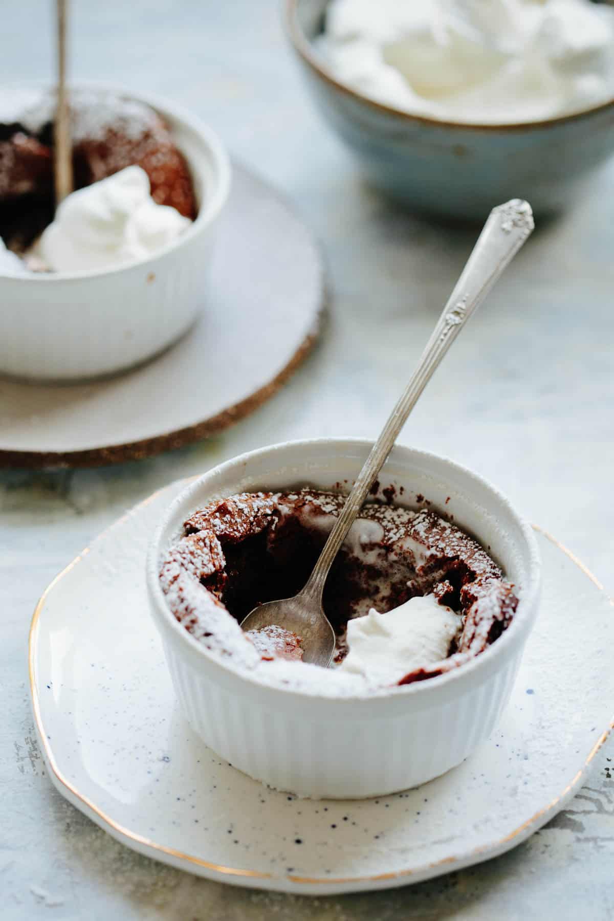 4 Ingredient Flourless Chocolate Soufflé Cakes Coley Cooks