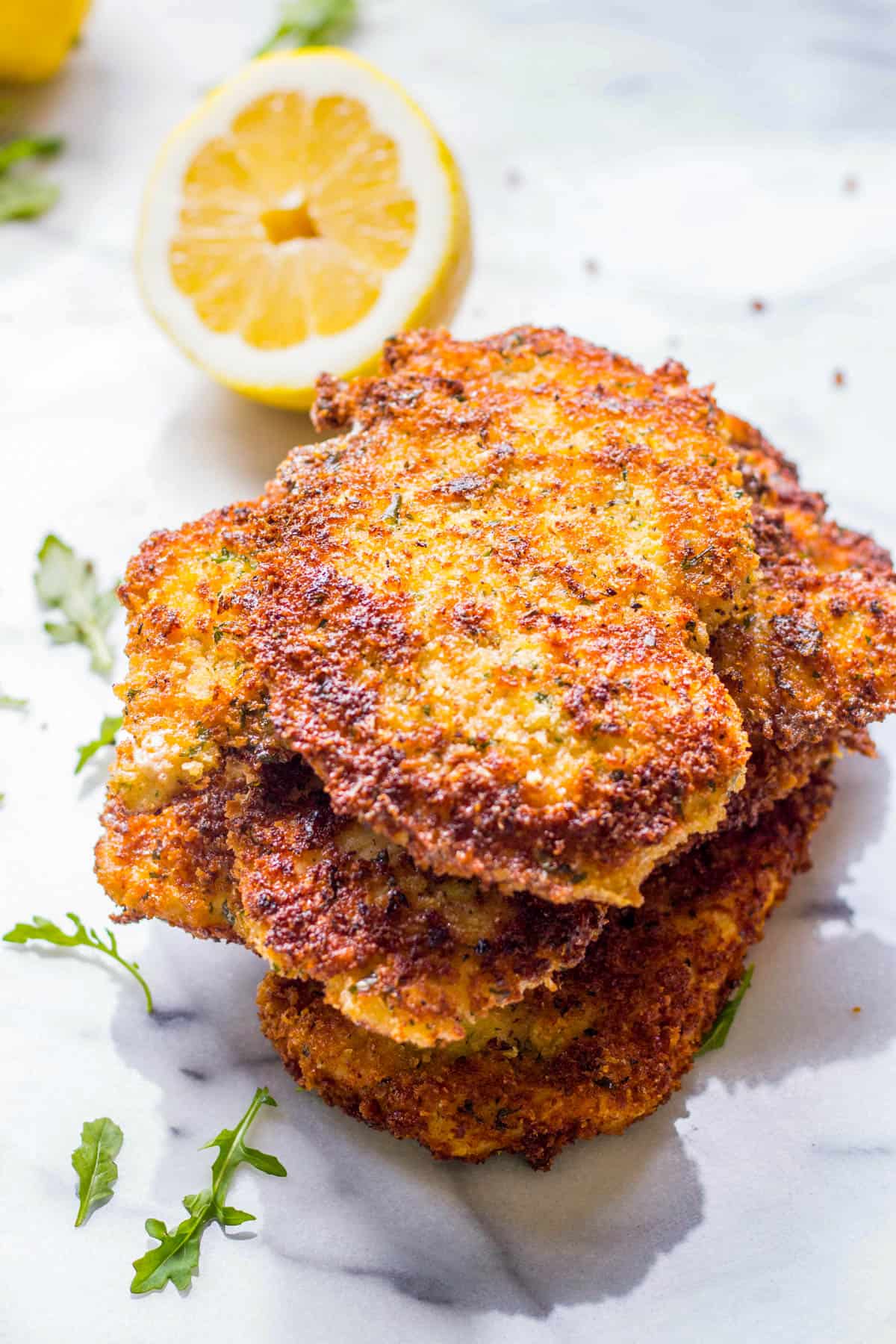 Crispy Italian Breaded Chicken Cutlets - Coley Cooks