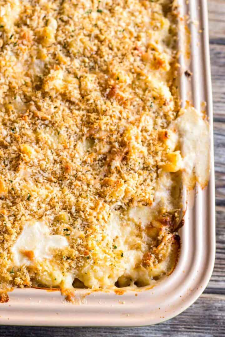 Incredible Baked Cauliflower Mac and Cheese - Coley Cooks