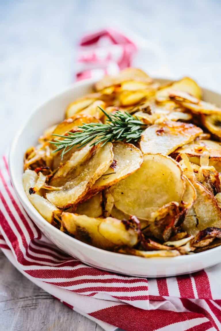 Crispy Roasted Potatoes and Onions