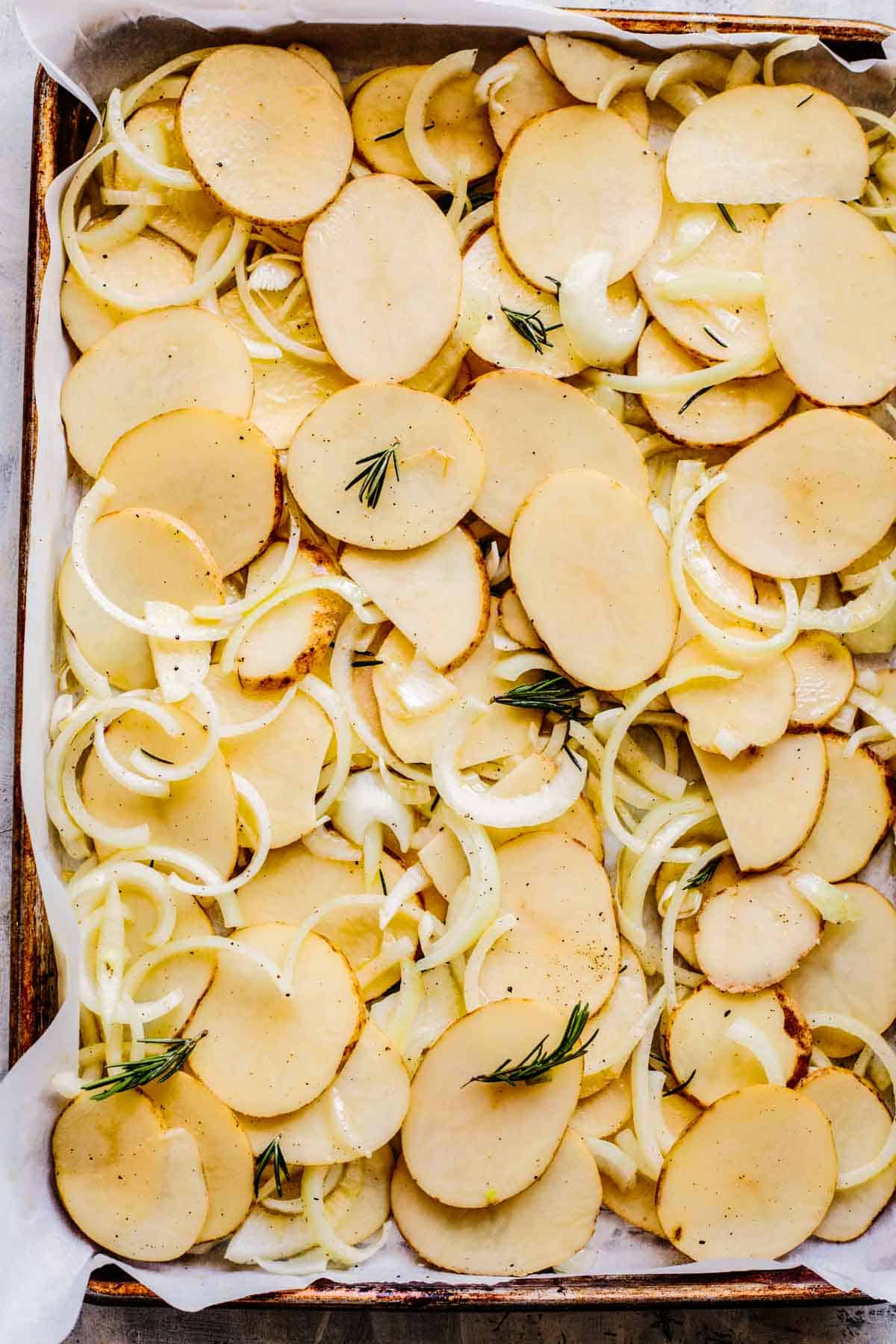 Crispy Roasted Potatoes and Onions - Coley Cooks