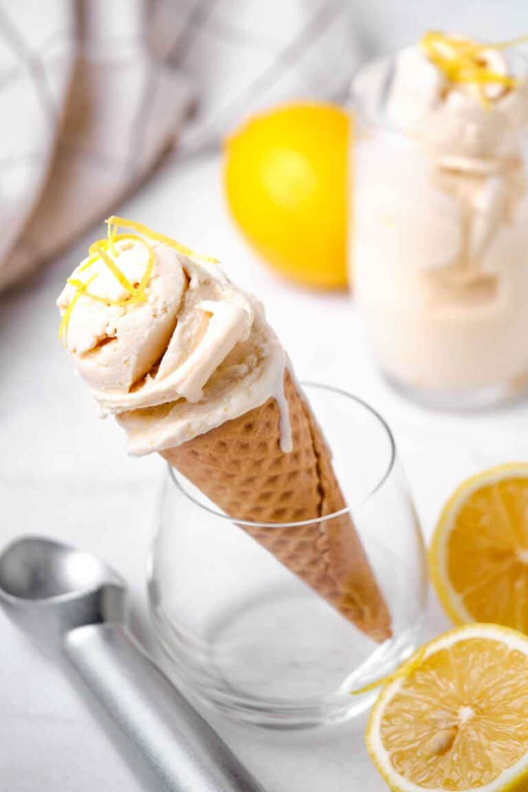 Easy Homemade Lemon Ice Cream