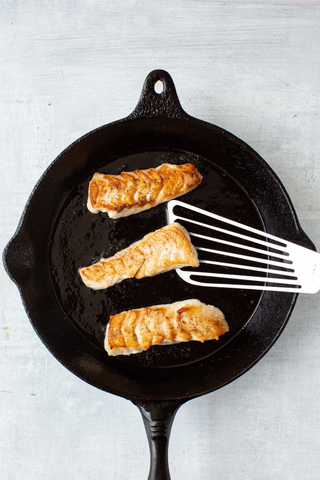 Seared Tilefish with Lemon Garlic Butter - Coley Cooks