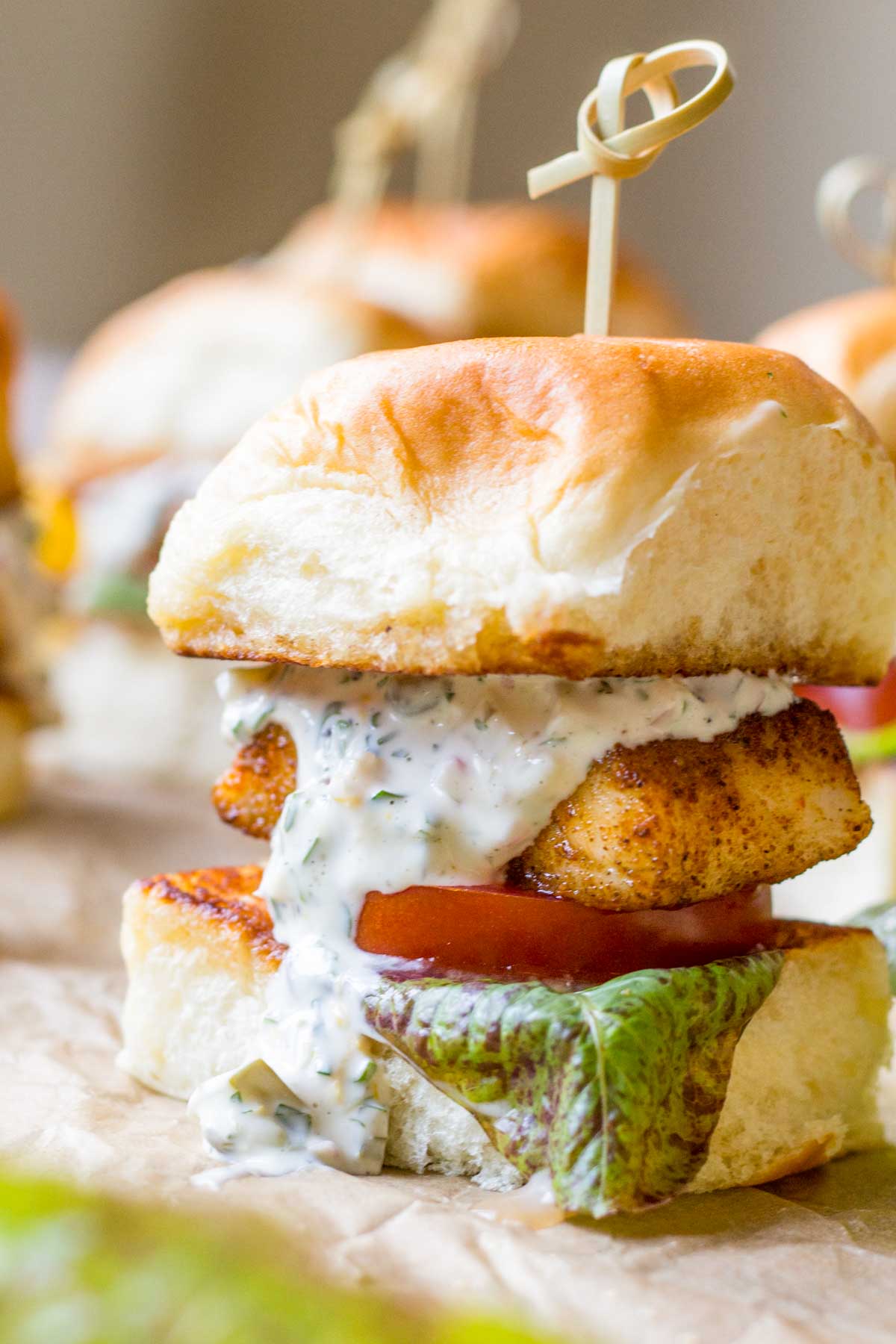Blackened Fish Sliders Recipe - Coley Cooks