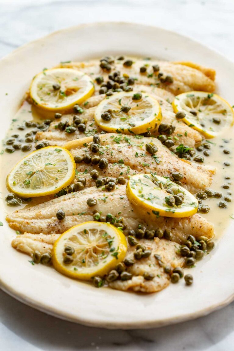 Lemon Caper Fish Piccata